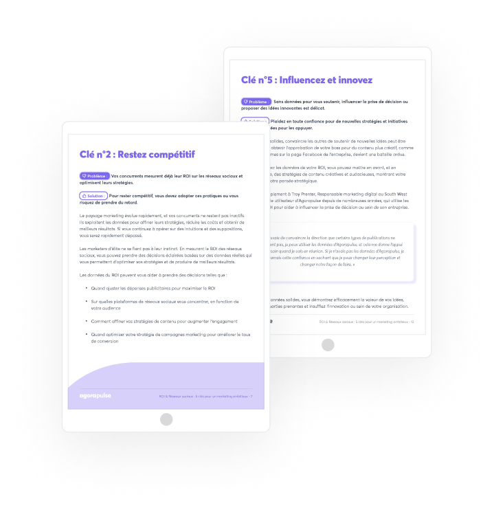 Ebook - ROI & Réseaux sociaux 5 clés pour un marketing ambitieux - preview