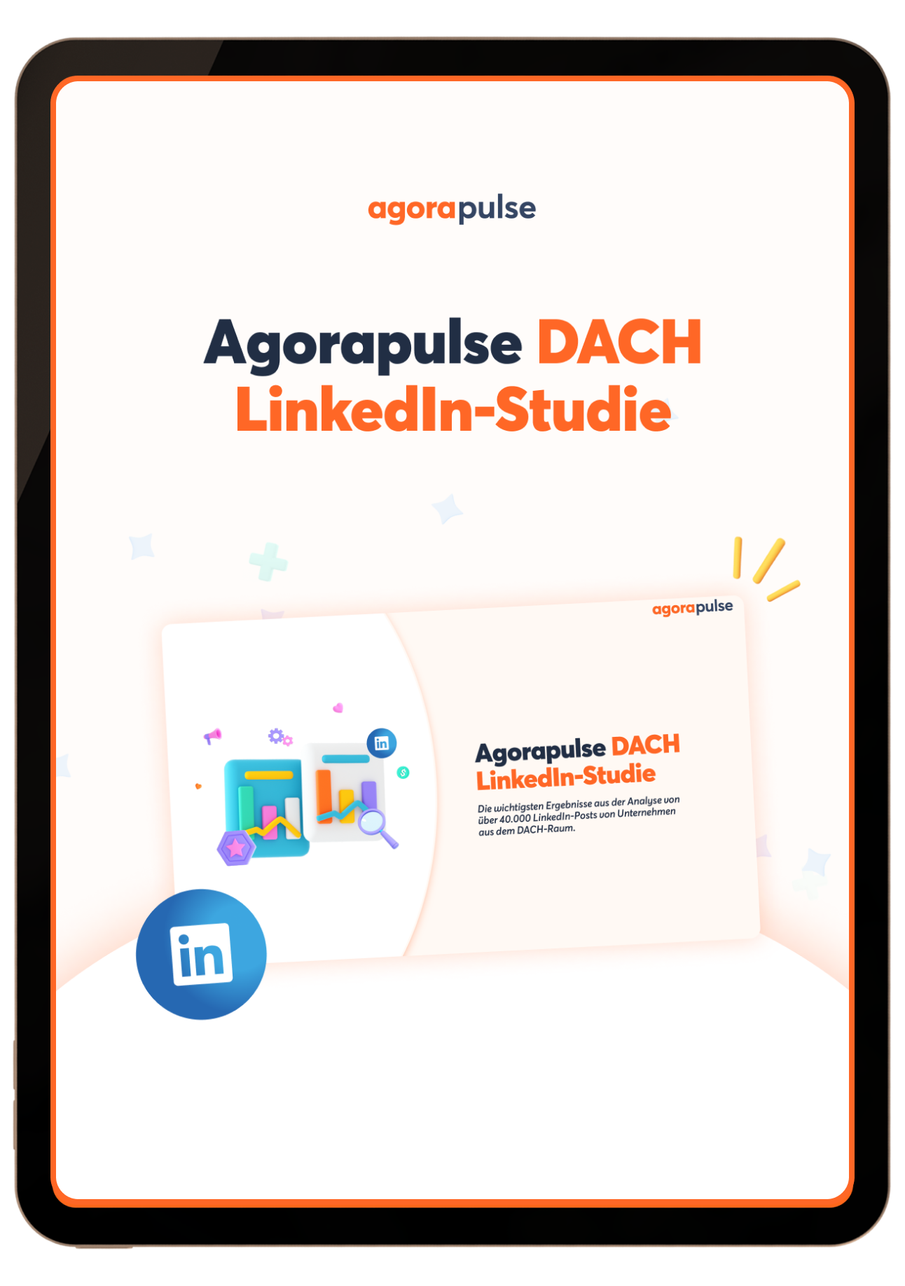 Vertical graphic for LP - Agorapulse DACH LinkedIn Studie_Thumbnail- Ailen (1) (1)